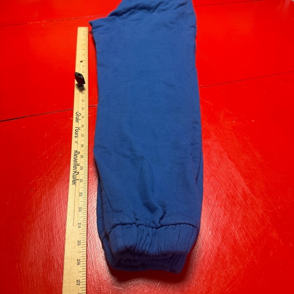 PARKS PROJECT BLUE JOGGER WAR UPS LEAVE ONLY GOOD VIBES GRAPHICS POCKETS - Picture 2 of 6